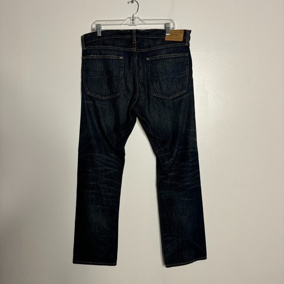 Polo Ralph Lauren Jeans Mens The Hampton Relax Straight‎ Blue 35 X 32 - Picture 1 of 12